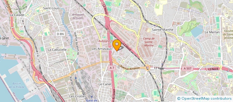 localisation de l'entreprise BAR DE LA RAFFINERIE à MARSEILLE