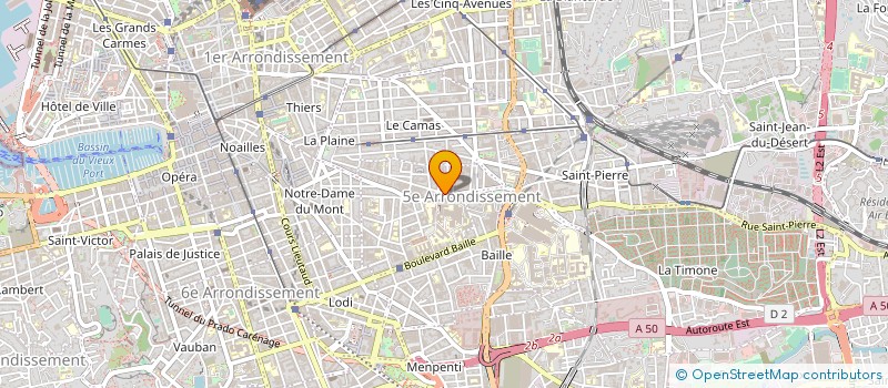 localisation de l'entreprise BAR DE LA ROTONDE à MARSEILLE