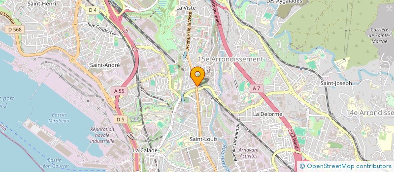 localisation de l'entreprise BAR DE LA SOURCE à MARSEILLE
