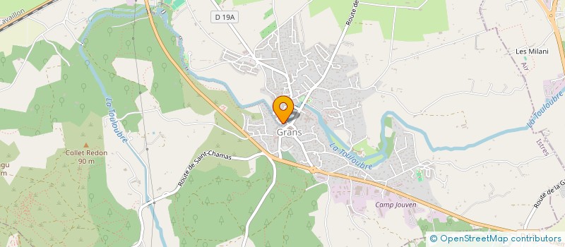localisation de l'entreprise BAR DE LA TOULOUBRE à GRANS