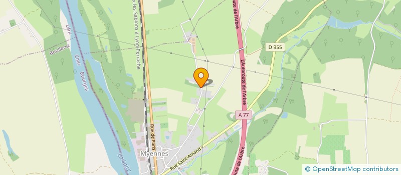 localisation de l'entreprise BAR DES AMIS à MYENNES
