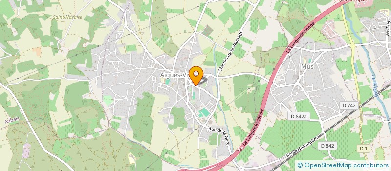 localisation de l'entreprise BAR DES ARENES  AIGUES-VIVES