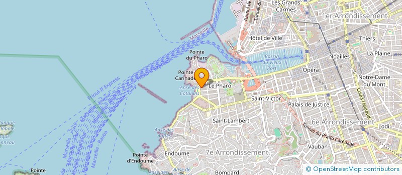 localisation de l'entreprise BAR DES CATALANS à MARSEILLE