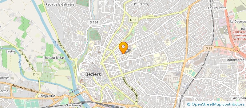localisation de l'entreprise BAR DES COMMERCANTS à BEZIERS