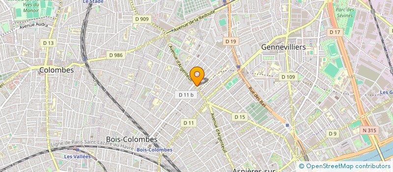 localisation de l'entreprise BAR DES DALLAGISTES D ILE DE FRANCE à ASNIERES-SUR-SEINE