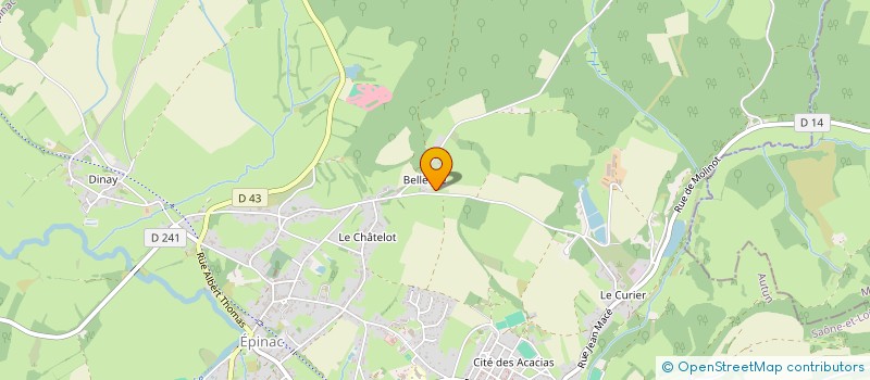localisation de l'entreprise BAR DES DEUX PONTS à EPINAC