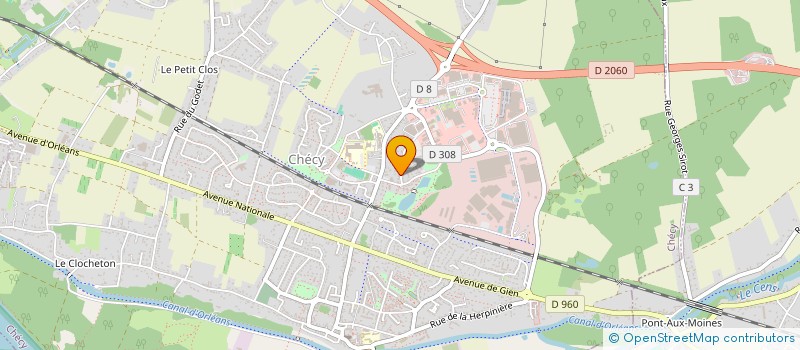 localisation de l'entreprise BAR DES FOUILLES à CHECY