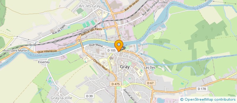 localisation de l'entreprise BAR DES GRANDS MOULINS  GRAY