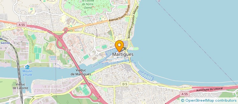 localisation de l'entreprise BAR DES HALLES à MARTIGUES