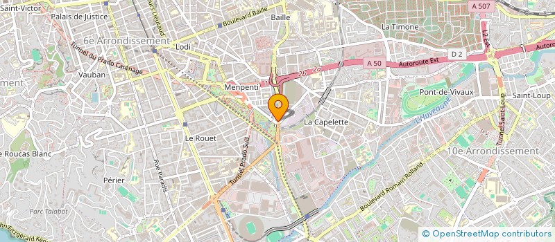 localisation de l'entreprise BAR DES MARRONNIERS à MARSEILLE