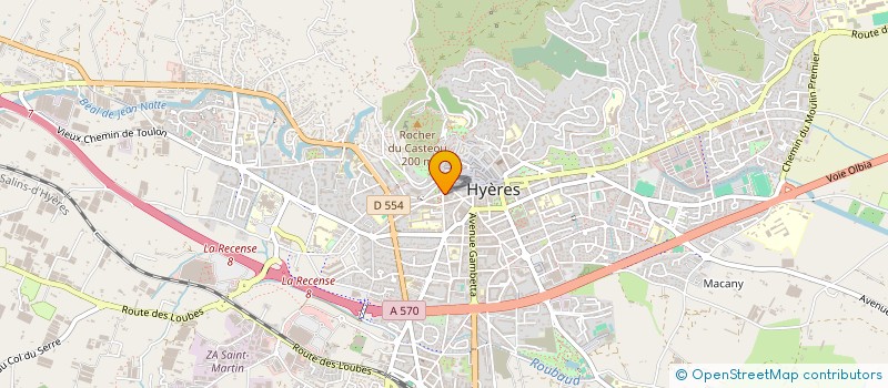 localisation de l'entreprise BAR DES PALMIERS à HYERES