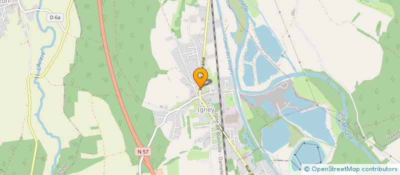 localisation de l'entreprise BAR DES SPORTS  THAON-LES-VOSGES