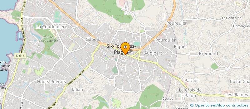 localisation de l'entreprise BAR DES SPORTS à SIX-FOURS-LES-PLAGES