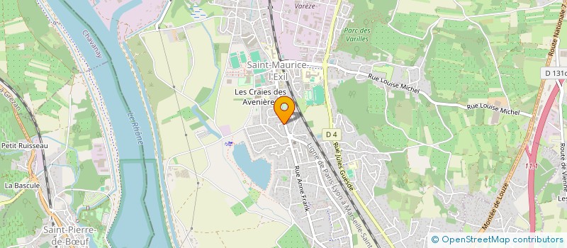 localisation de l'entreprise BAR DES SPORTS  SAINT-MAURICE-L'EXIL