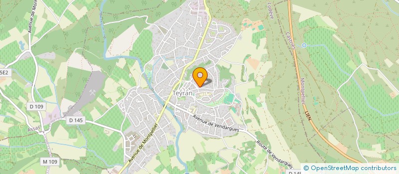 localisation de l'entreprise BAR DIFFUSION  TEYRAN