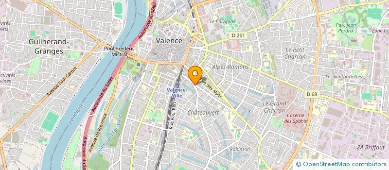 localisation de l'entreprise BAR DU CARREFOUR  VALENCE