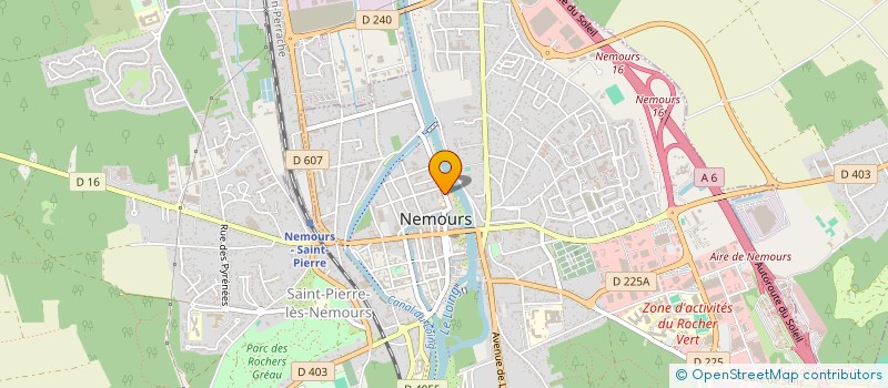 localisation de l'entreprise BAR DU CHAMPS DE MARS  NEMOURS