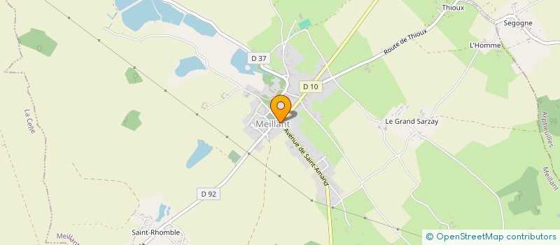 localisation de l'entreprise BAR DU COMMERCE  BRUERE-ALLICHAMPS