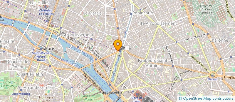 localisation de l'entreprise BAR DU FRANCAIS  PARIS