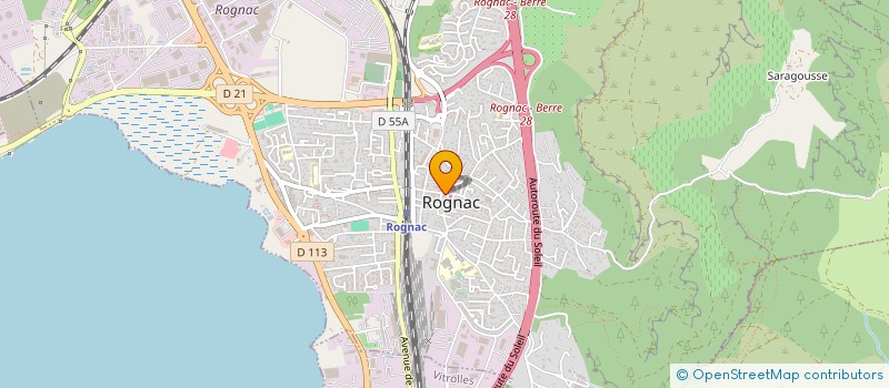 localisation de l'entreprise BAR DU HAUT à ROGNAC