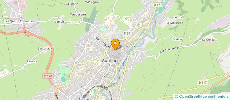 localisation de l'entreprise BAR DU MARCHE à AURILLAC