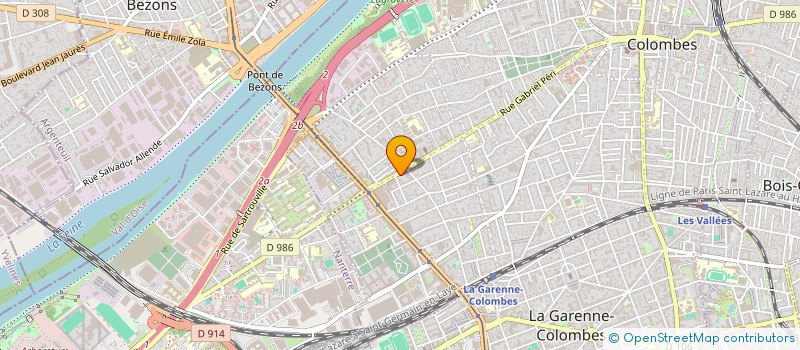 localisation de l'entreprise BAR DU MARCHE à COLOMBES