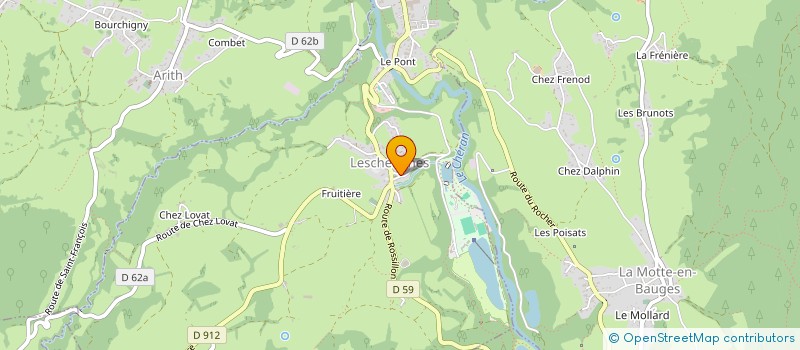 localisation de l'entreprise BAR DU PLAN D EAU  LESCHERAINES