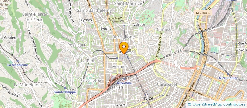 localisation de l'entreprise BAR DU PRINTEMPS à NICE