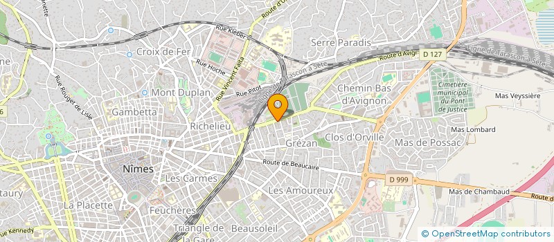 localisation de l'entreprise BAR DU RALLYE à NIMES