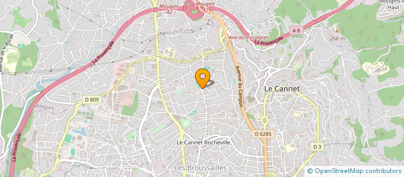localisation de l'entreprise BAR DU STADE à LE CANNET