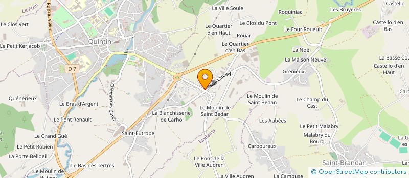 localisation de l'entreprise BAR DU STOP  SAINT-BRANDAN