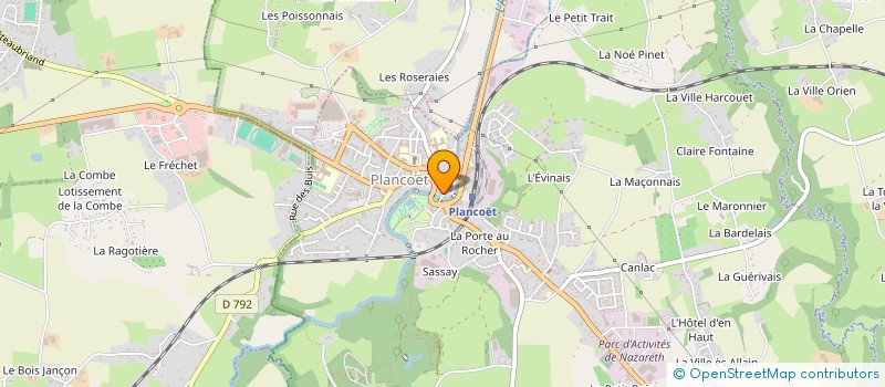 localisation de l'entreprise BAR DU VIEUX PORT  PLANCOET