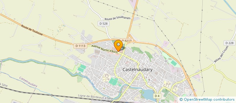 localisation de l'entreprise BAR DUPLEX à CASTELNAUDARY
