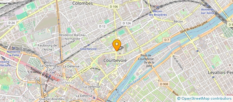 localisation de l'entreprise BAR ELEVEN à COURBEVOIE