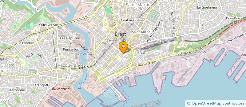localisation de l'entreprise BAR EN BOL à BREST