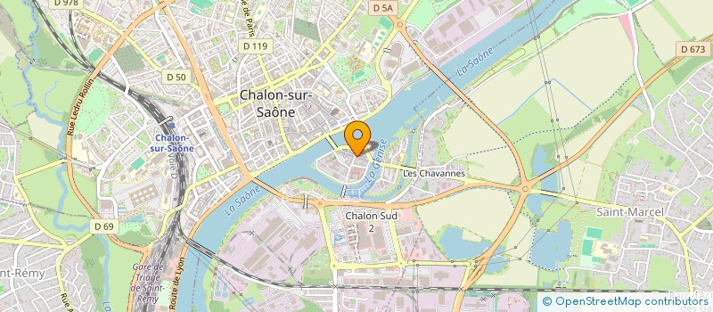 localisation de l'entreprise BAR ESTHETIQUE à CHALON-SUR-SAONE