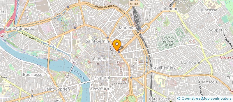 localisation de l'entreprise BAR GLACIER LE DAUPHIN à TOULOUSE
