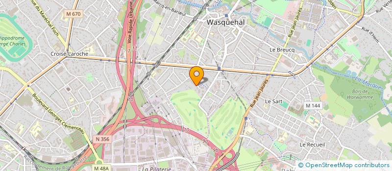 localisation de l'entreprise BAR - GOURNAY  WASQUEHAL