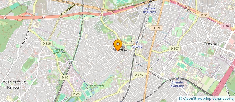 localisation de l'entreprise BAR 'HAC à ANTONY