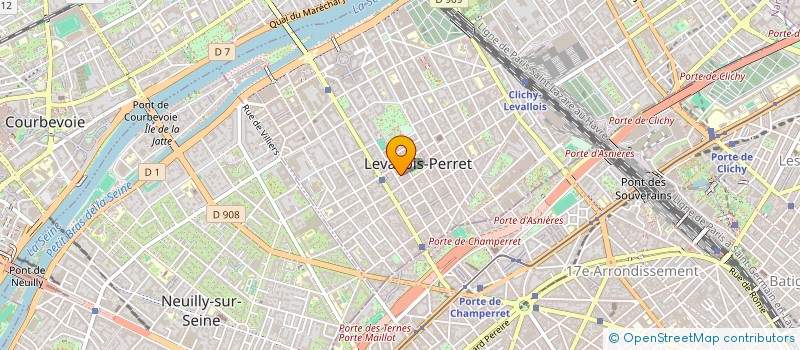 localisation de l'entreprise BAR HARBOR à LEVALLOIS-PERRET