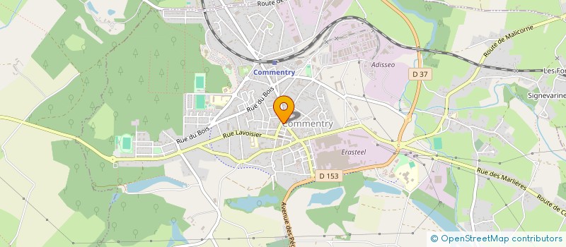 localisation de l'entreprise BAR INOV à COMMENTRY