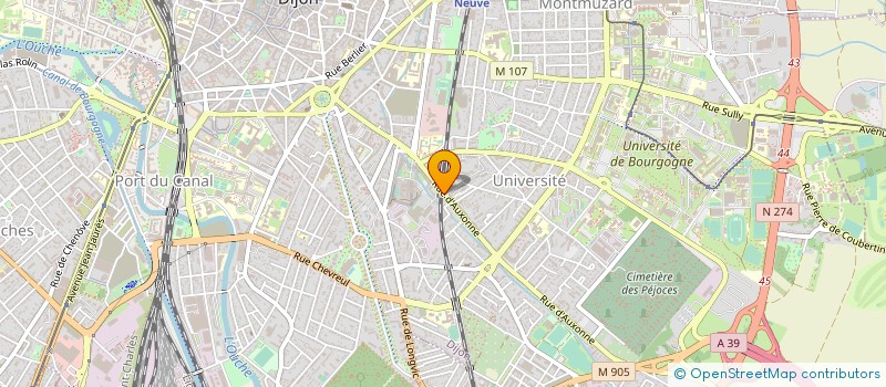 localisation de l'entreprise BAR LA BARRIERE- DA ROCHA  DIJON