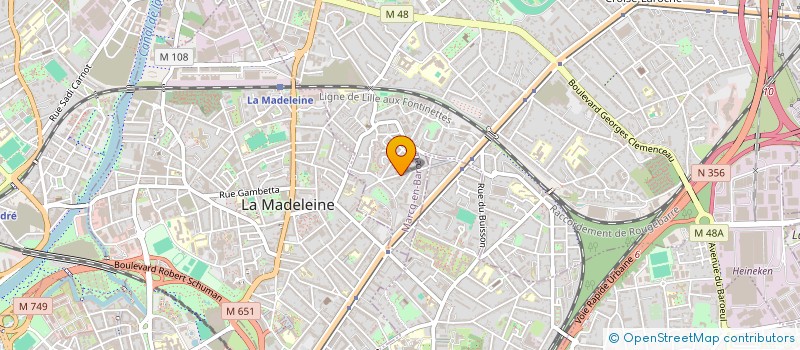 localisation de l'entreprise BAR LA PICHOTTE à MARCQ-EN-BARŒUL