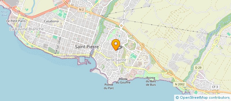 localisation de l'entreprise BAR LA POUSSIERE à SAINT-PIERRE