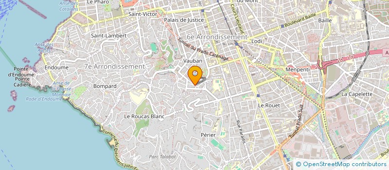 localisation de l'entreprise BAR LE CYRANOS à MARSEILLE