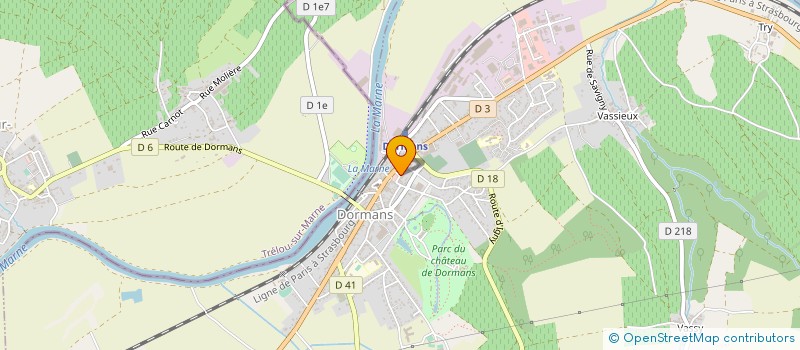 localisation de l'entreprise BAR LE DORMANS  DORMANS