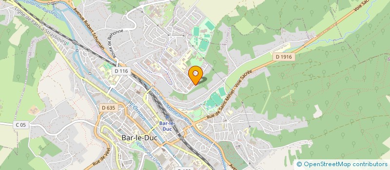 localisation de l'entreprise BAR-LE-DUC ENERGIES ENVIRONNEMENT à BAR-LE-DUC