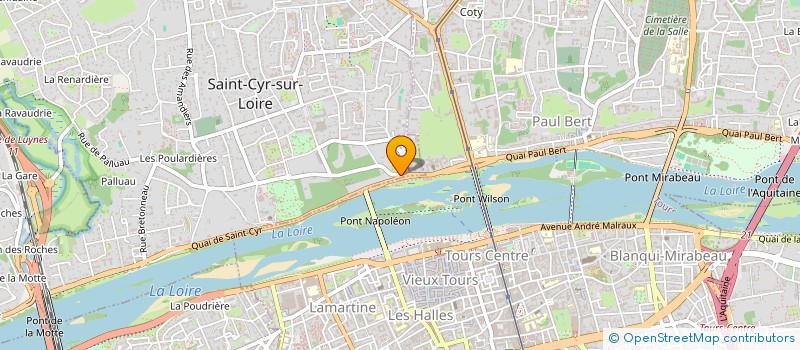 localisation de l'entreprise BAR LE NAPOLEON  SAINT-CYR-SUR-LOIRE
