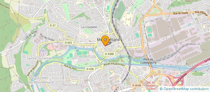 localisation de l'entreprise BAR LE RAI à MONTBELIARD