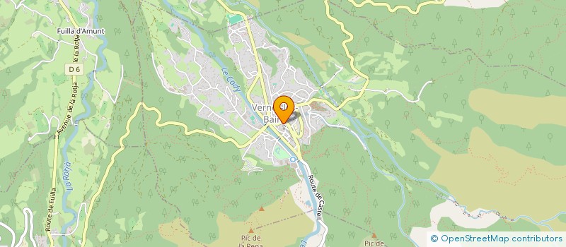 localisation de l'entreprise BAR LE ROYAL  VERNET-LES-BAINS